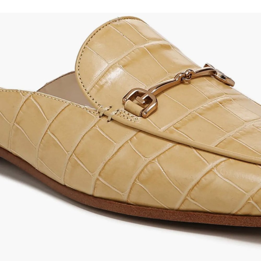 Sam Edelman Linnie Horsebit Embellished Mules MSRP$190 Perfect for Warm Seasons - Picture 10 of 14